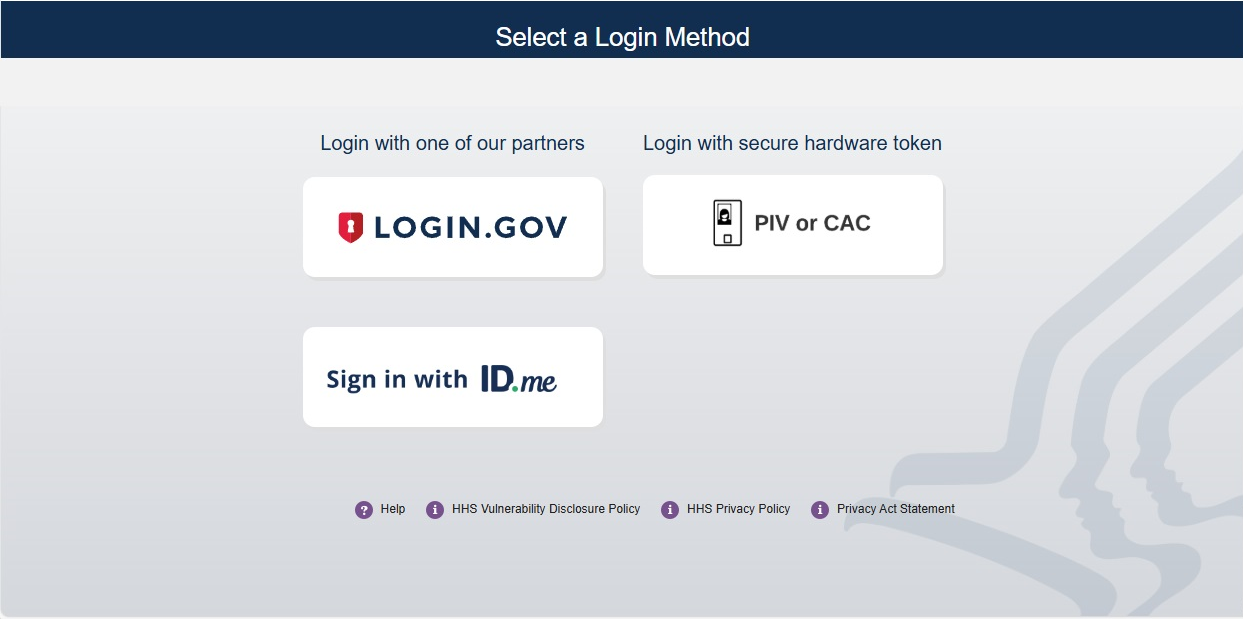 FedHub Login page